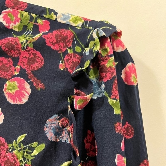 NWT WALTER BAKER Navy Blossom Andrea Dress - Picture 8 of 14